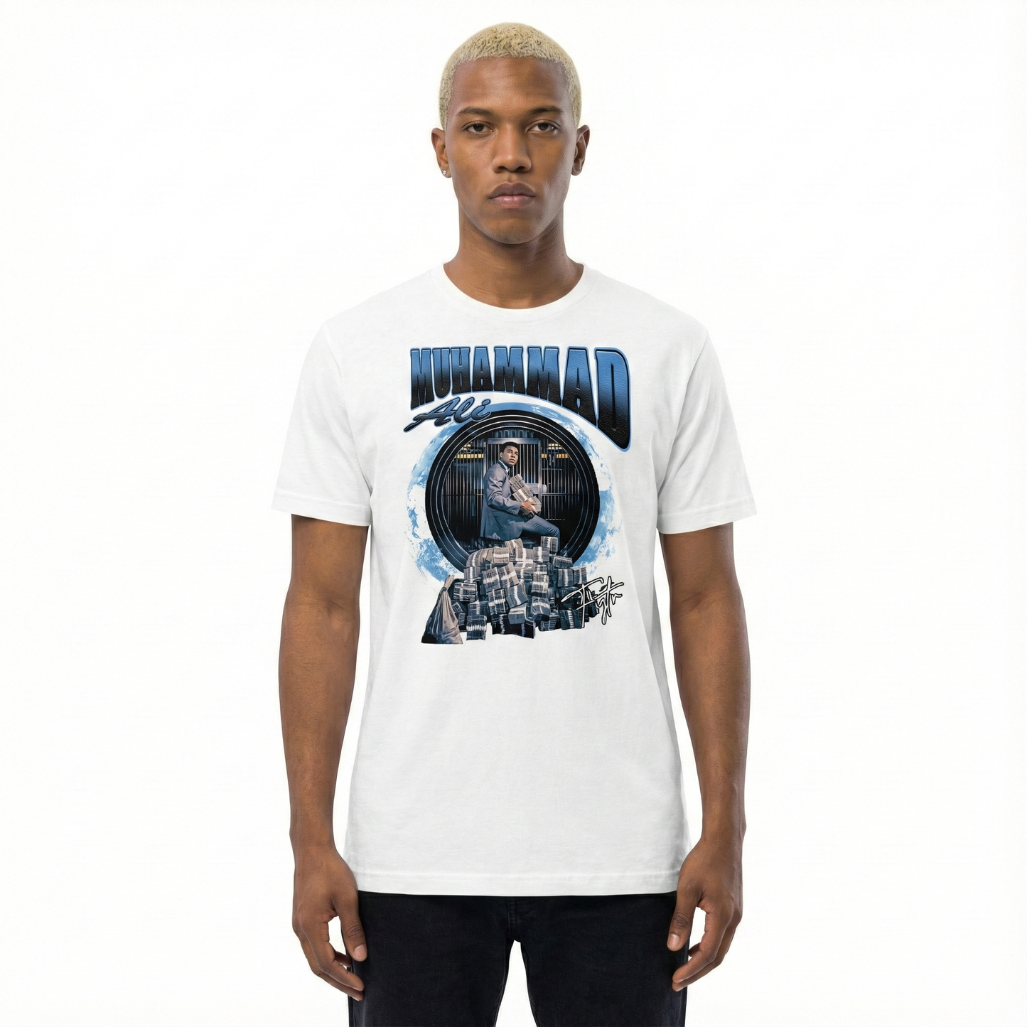 Muhammad Ali - Bank Tee (Blue)