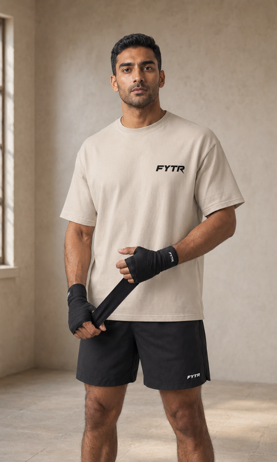 FYTR Core Training T-Shirt — Sand
